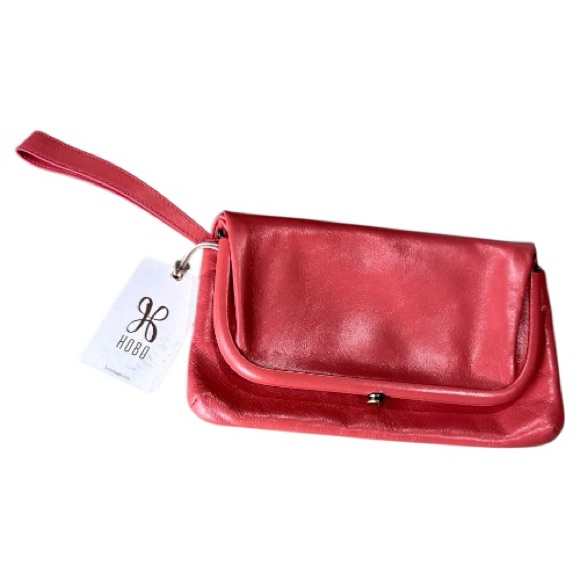 Hobo Lauren Wristlet Cherry Blossom Genuine Leather